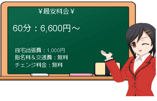 【ぽちゃの楽園 岩舟店】の料金表