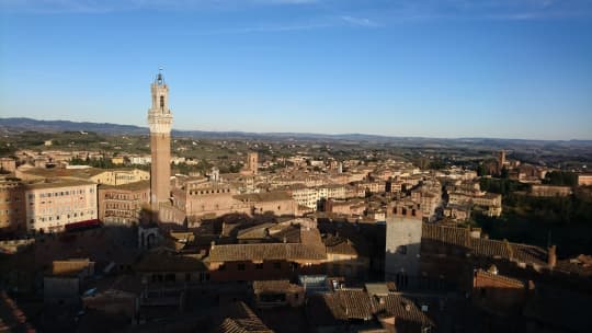 シエナの街並み