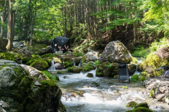 テントサウナ 中茶屋キャンプ場