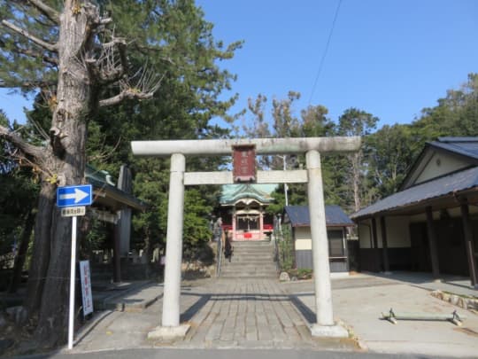 元城町東照宮の鳥居