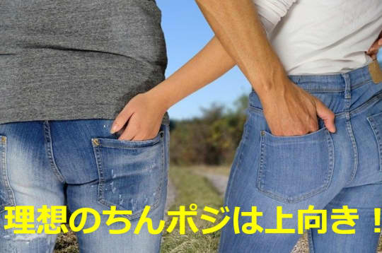 理想のちんポジは上向き
