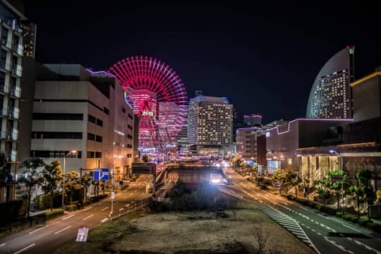 夜の横浜