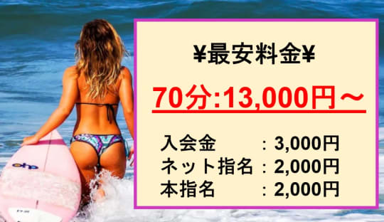 【大人のエッチなエステ】の料金