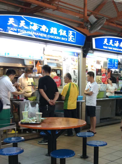 シンガポール　チャイナタウンのMaxwell Food Center
