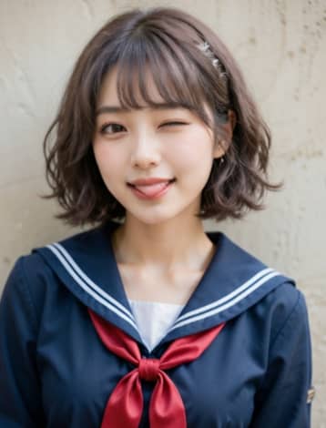 ヴィラの女の子