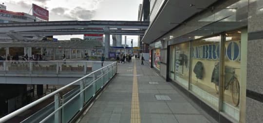 小倉駅から西の風景