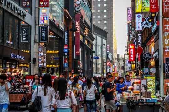 ソウルの街並み