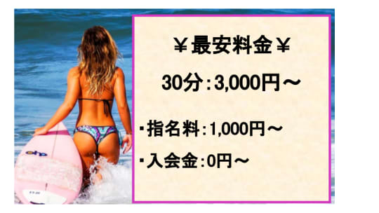 フェアリーガールの料金表