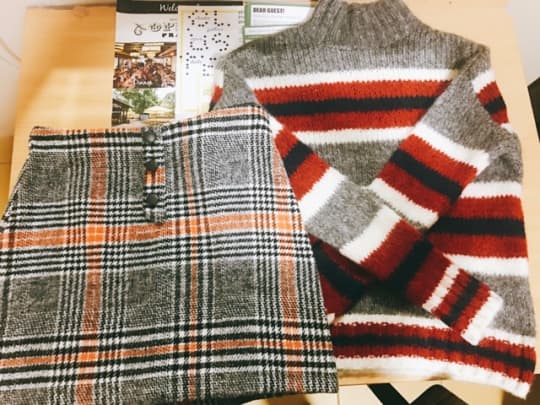 ヨーロッパにて購入した冬服