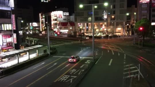 豊橋の街の風景