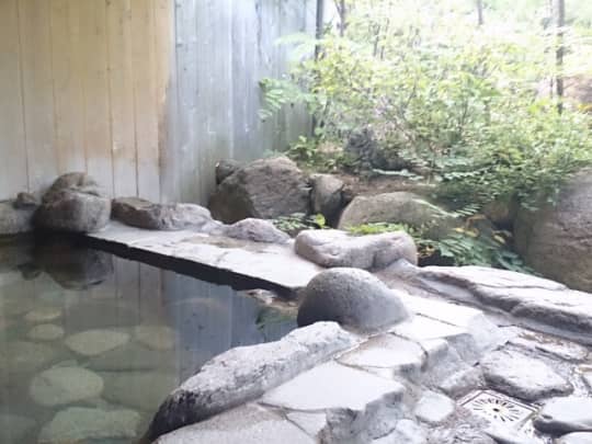 穂高温泉郷の常念坊の露天風呂