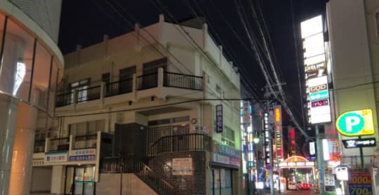 郡山夜の繁華街