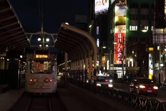 すすきの路面電車