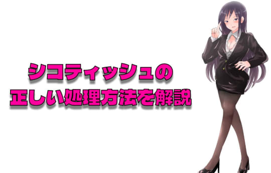 シコティッシュには正しい処理方法があった！