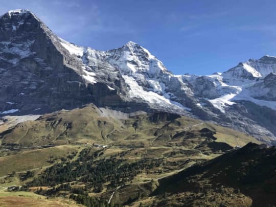 スイスの登山コース