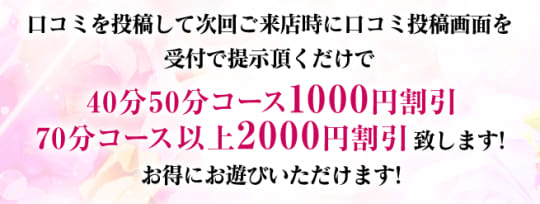 口コミ割引