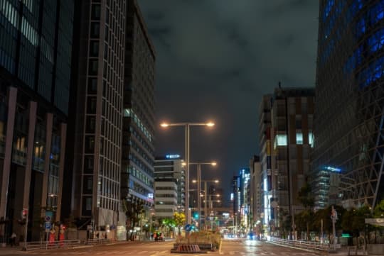 夜の名古屋