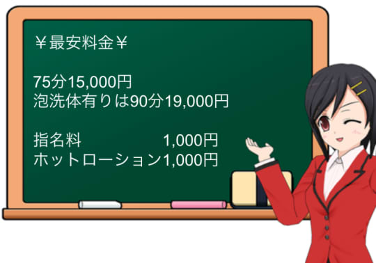 relax tokyoの料金表