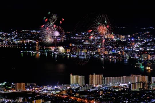 滋賀県の夜景