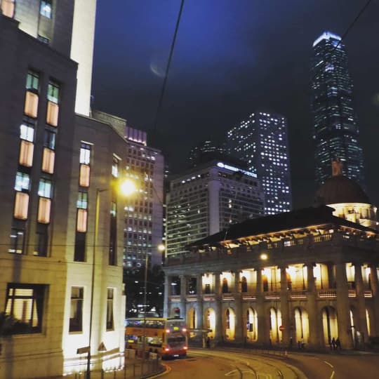 香港の中環の風景