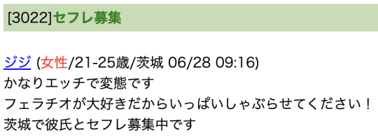 つくば市 セフレ