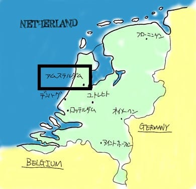 オランダ地図