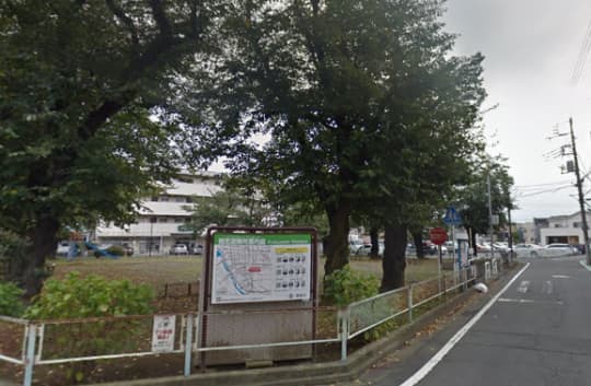 高崎東横イン南側公園付近