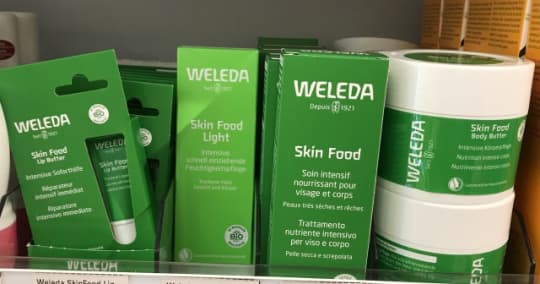 WELEDAのスキンフードシリーズ
