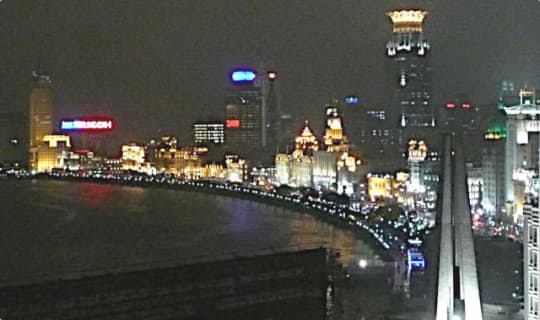 上海外灘イルミネーション全景