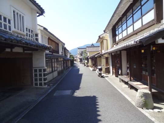 昔ながらの保存地区町並み