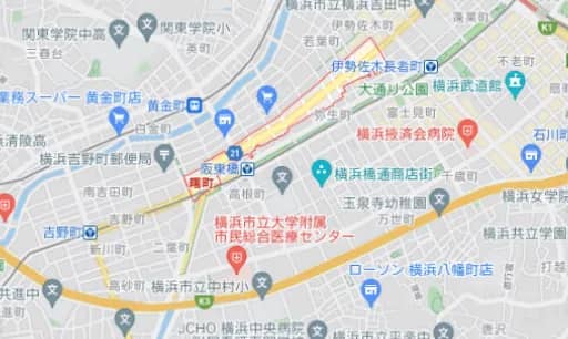 曙町1丁目から4丁目