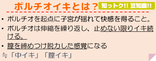 ポルチオイキとは？