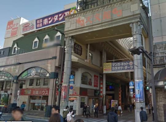 天文館通駅　商店街