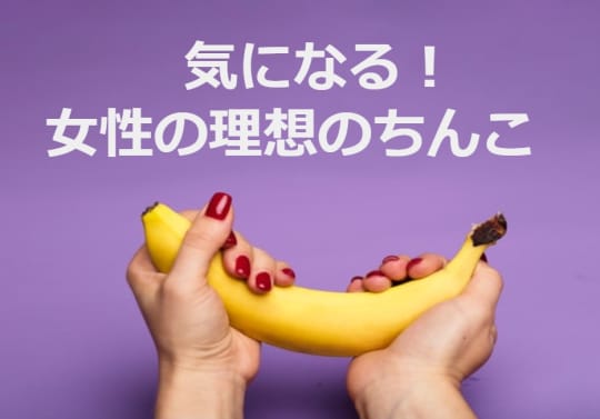 女性が高点数をつける理想のチンコはコレ！