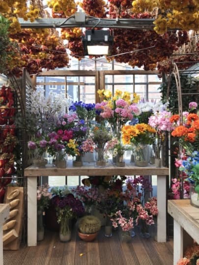 シンゲルの花市場