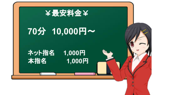 秘密のミセスルームの料金表