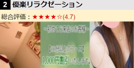 優楽リラクゼーション/女の子･店内雰囲気