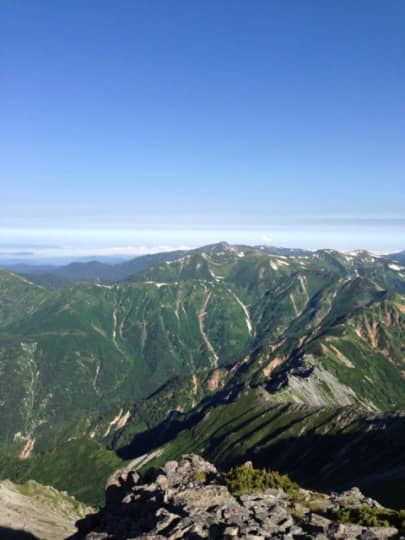 山頂からの風景