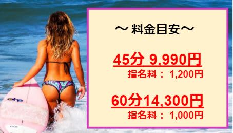 ボイン・ホーテの料金表