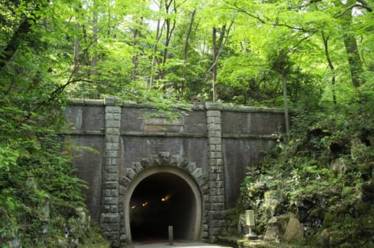 彌彦神社　トンネル