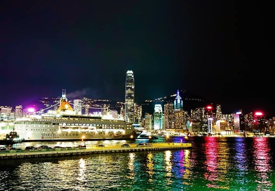 香港ハーバー夜景