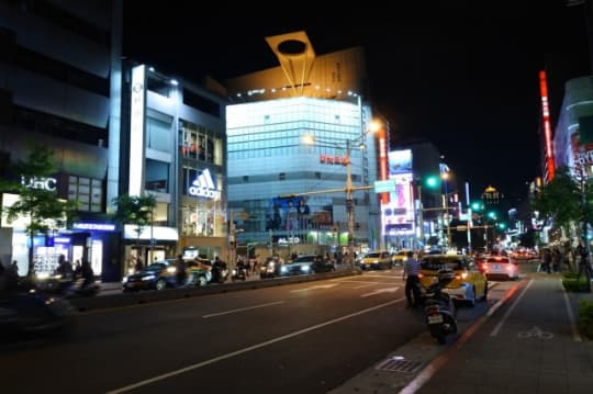 夜の台湾は少し冷えますよ