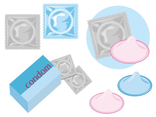 様々な種類のコンドーム