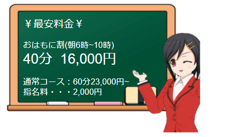 おねだり萌えっ娘の料金表