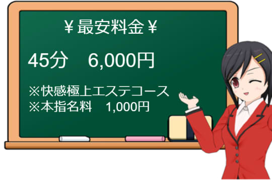 人妻セラピスト物語の料金表