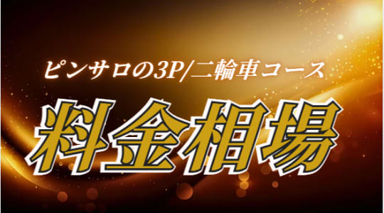 ピンサロの3P/二輪車コースの料金相場