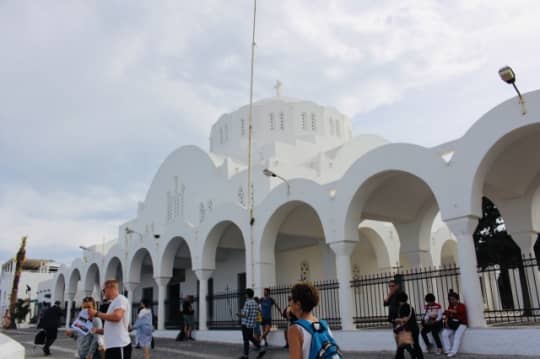 サントリーニ島　ティラ　Cathedral Church Of Candlemas Of The Lord