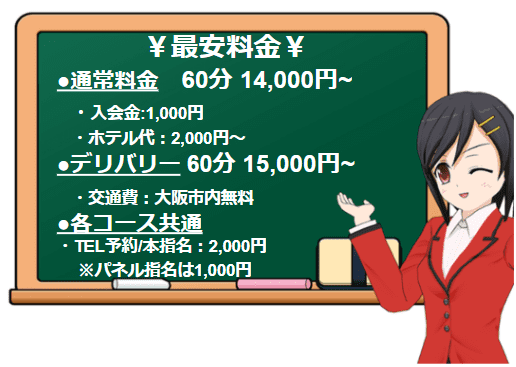 ミセスリアル梅田の料金システム