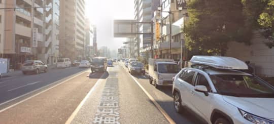 伊勢崎長者町駅前の通り