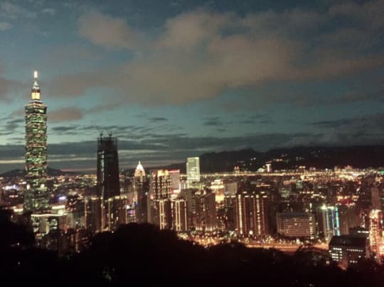 台湾の夜景